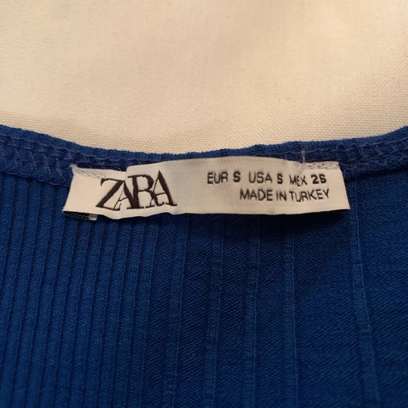 Zara Royal Blue top - Picture 3 of 3